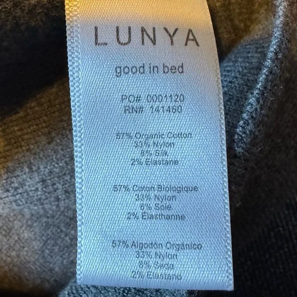 Lunya Gray Half-Zip Sweatshirt - Picture 5 of 6